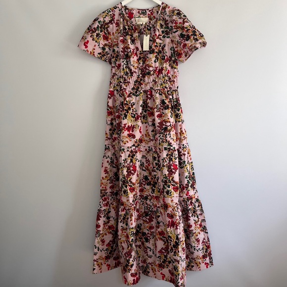 LAST ONE NWT Anthropologie The Somerset Cotton Maxi Dress size S - Picture 9 of 17